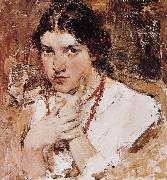 Nikolay Fechin The Girl oil painting